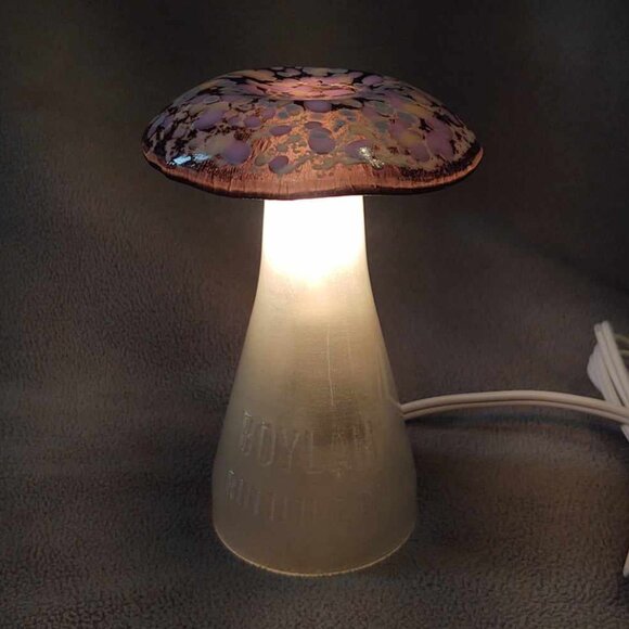 NEW Hand Crafted Handmade Upcycled Glass Bottle Mushroom Light - Picture 14 of 16